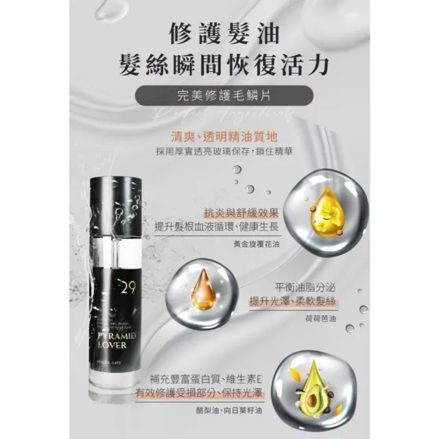 【HEAVEN LAFA 天堂費洛香】天堂修護髮油(29金字塔戀人 / 63生命馥之鑰)