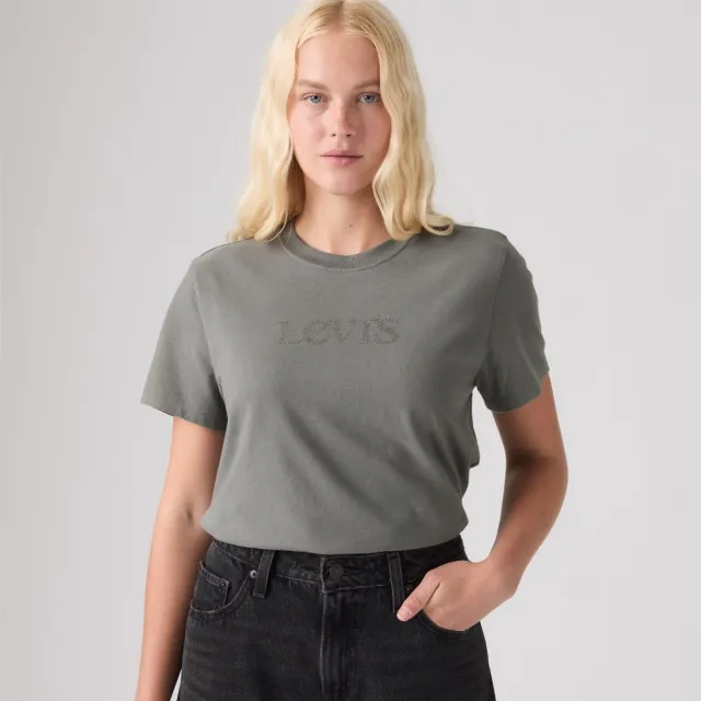 【LEVIS】印花經典短Tee 女生上衣 人氣新品 005GV-0091