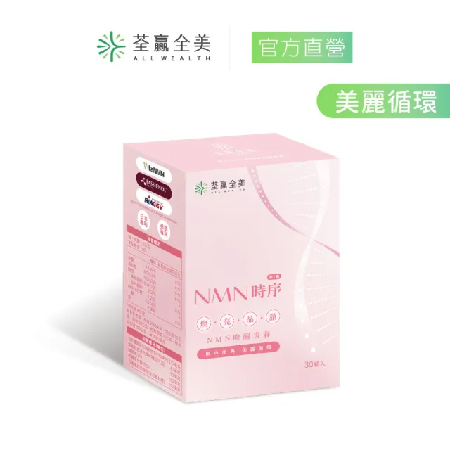 【荃贏全美】NMN時序膠囊(30顆/盒)