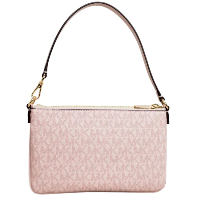 【Michael Kors】MK JET SET TRAVEL防刮皮革單層大手拿包/MK手拿包/手腕包/MK兩用包(多款任選)