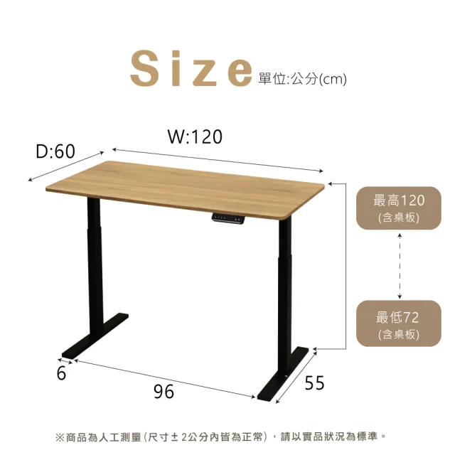 【IHouse】台灣製+聲控雙電機 120cm工學電動升降桌/兒童書桌/辦公桌/書桌/站立桌/電腦桌/成長桌