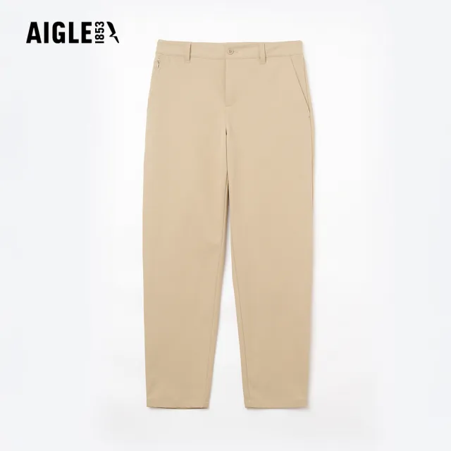 【AIGLE】女 防潑長褲｜AG-5A268A150 卡其 (女長褲 防潑長褲 休閒長褲 機能褲 機能長褲)