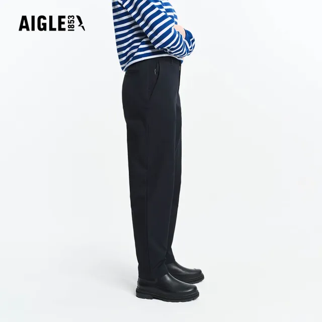 【AIGLE】女 防潑長褲｜AG-5A268A100 黑色 (女長褲 防潑長褲 休閒長褲 機能褲 機能長褲)