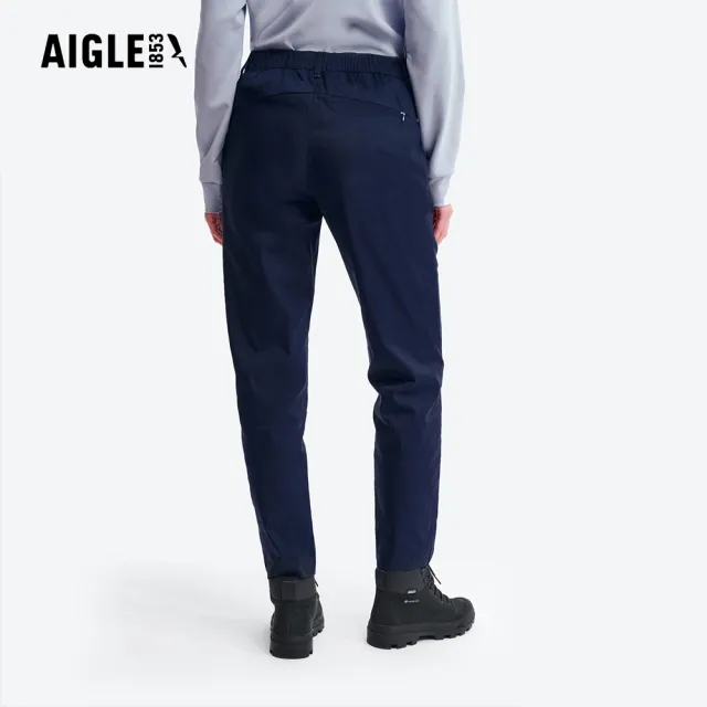 【AIGLE】女 快乾長褲｜AG-5A270A057 深藍 (coolmax 吸濕排汗 女長褲 快乾長褲 機能長褲)