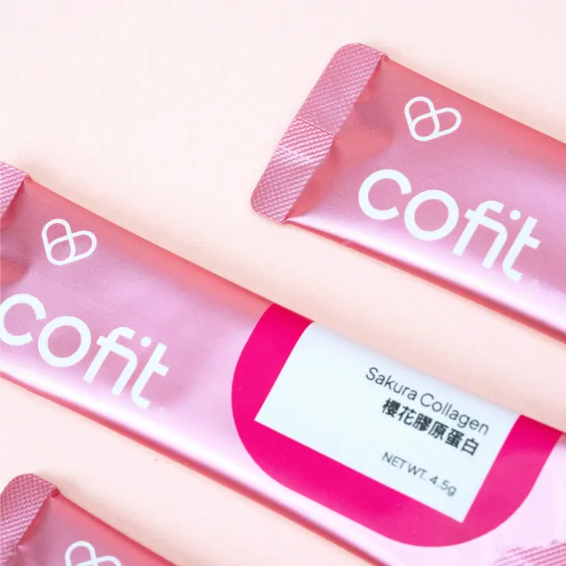 【Cofit】櫻花膠原蛋白 純度95%以上 無腥味好入口 養顏美容 青春美麗(30包/盒)5入組