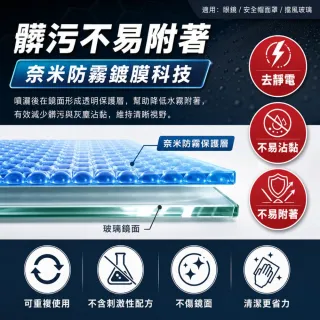 【寶媽咪】機車全方位雙效防霧安全帽清潔組(防霧/除霧/安全帽清潔/眼鏡起霧)