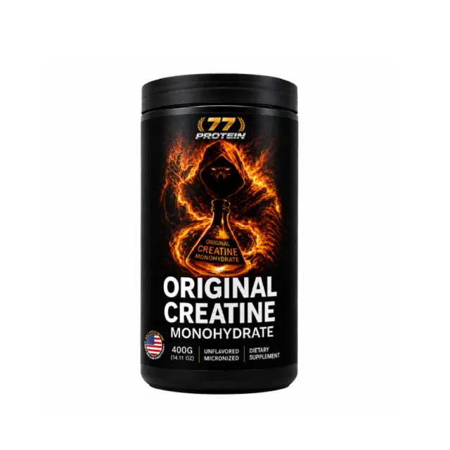 美國 77PROTEIN 高品質微分子一水 純肌酸 400公克/80份