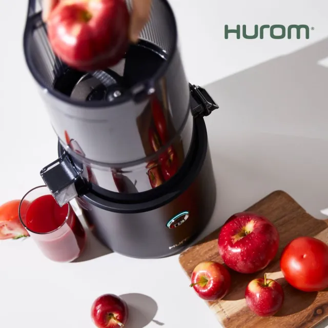 【HUROM】智能慢磨蔬果機 果汁機 酵素機(H-300E-DBBC03/TG/鐵灰色)