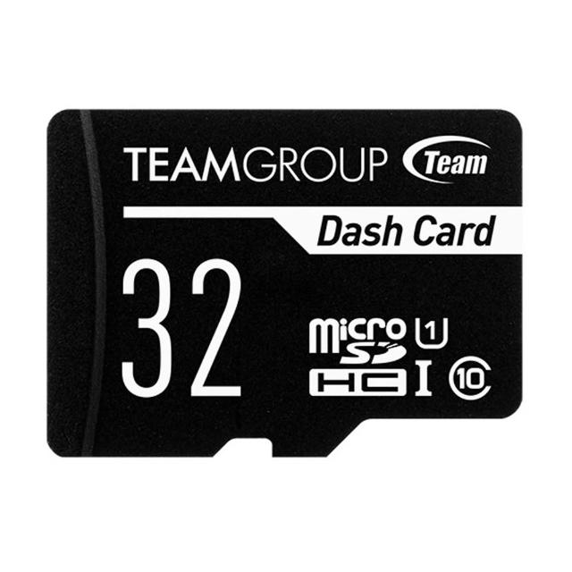 【Team 十銓】32GB DASH microSDHC TF UHS-I U1 C10 記憶卡(行車紀錄器專用)