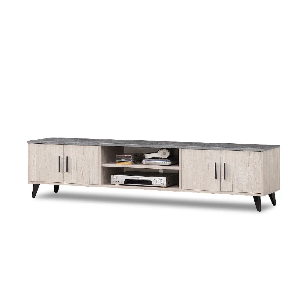 【ASSARI】6尺蒂芬尼仿岩紋電視櫃(寬182x深40x高46cm)
