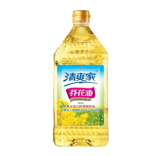 【統一清爽家】芥花油2Lx1入/瓶