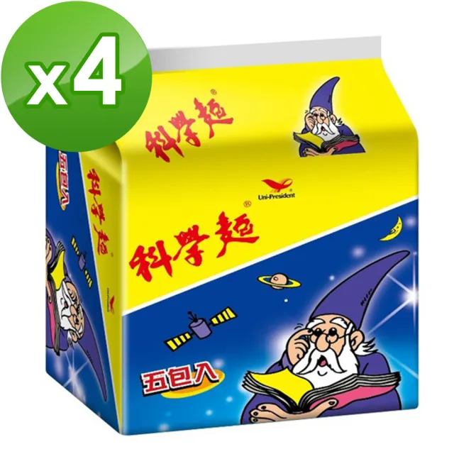 【統一】科學麵5入x4袋(中元)