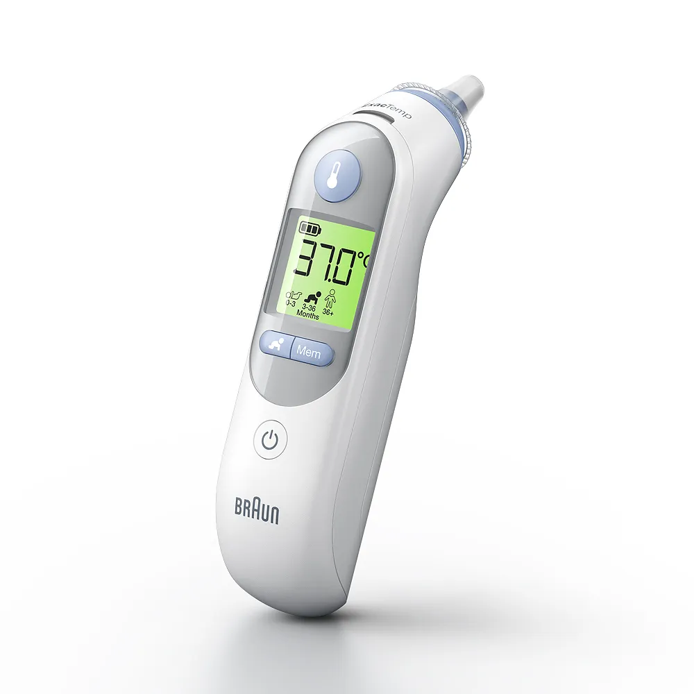 【BRAUN 百靈】耳溫槍 IRT6520(內含21個耳套) (家用必備 發燒監測 疫情備品 小孩 成人皆適用推薦)
