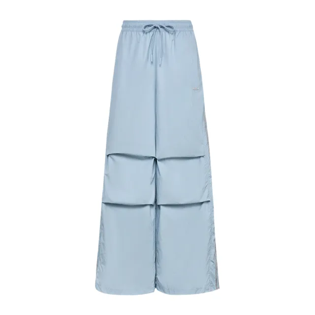 【adidas 愛迪達】Adidas Parachute Pant 女款 淺藍色 抽繩 降落傘褲 休閒 長褲 LF2350