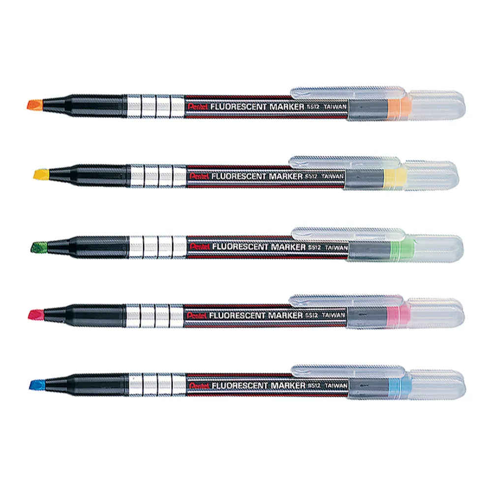 【Pentel 飛龍】螢光筆 1.0-3.5mm 12支 /打 S512