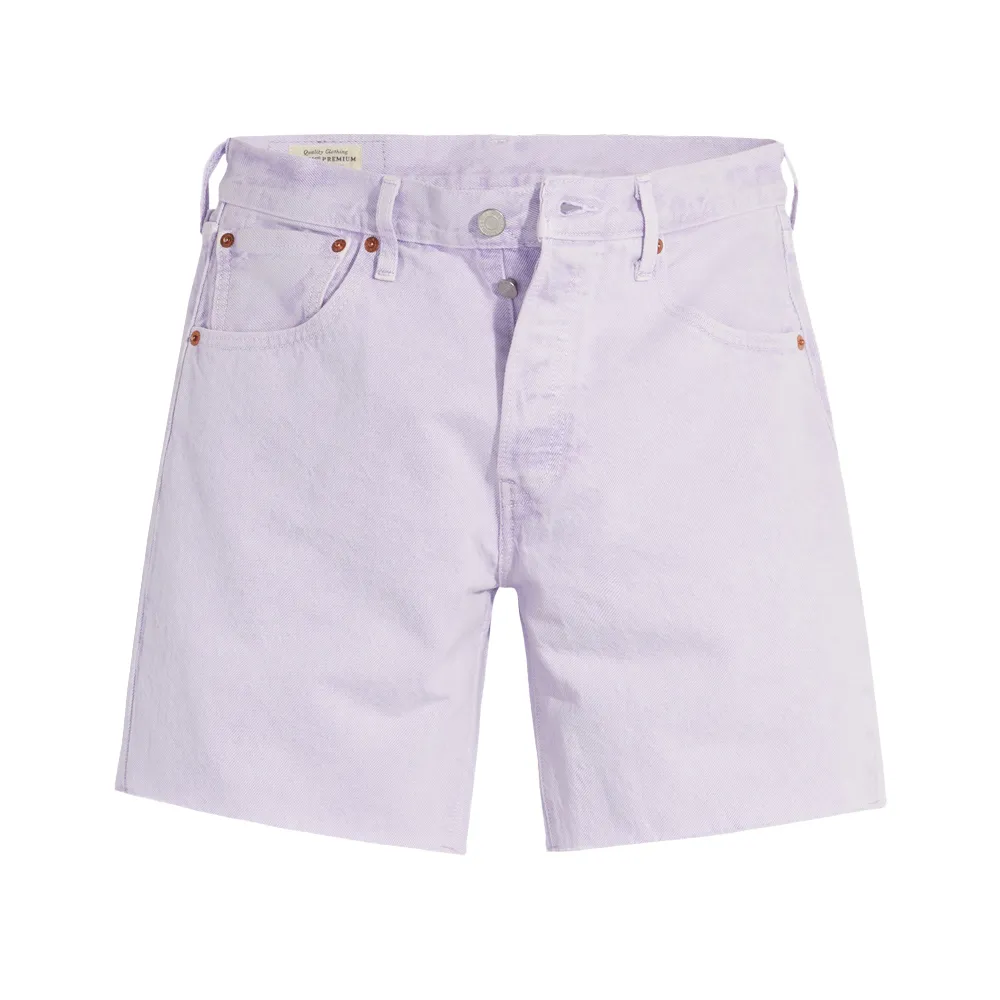 【LEVIS】Fresh夏日水果吧系列 男款 排釦膝上牛仔短褲/純天然植物染色工藝 熱賣單品 36512-0161