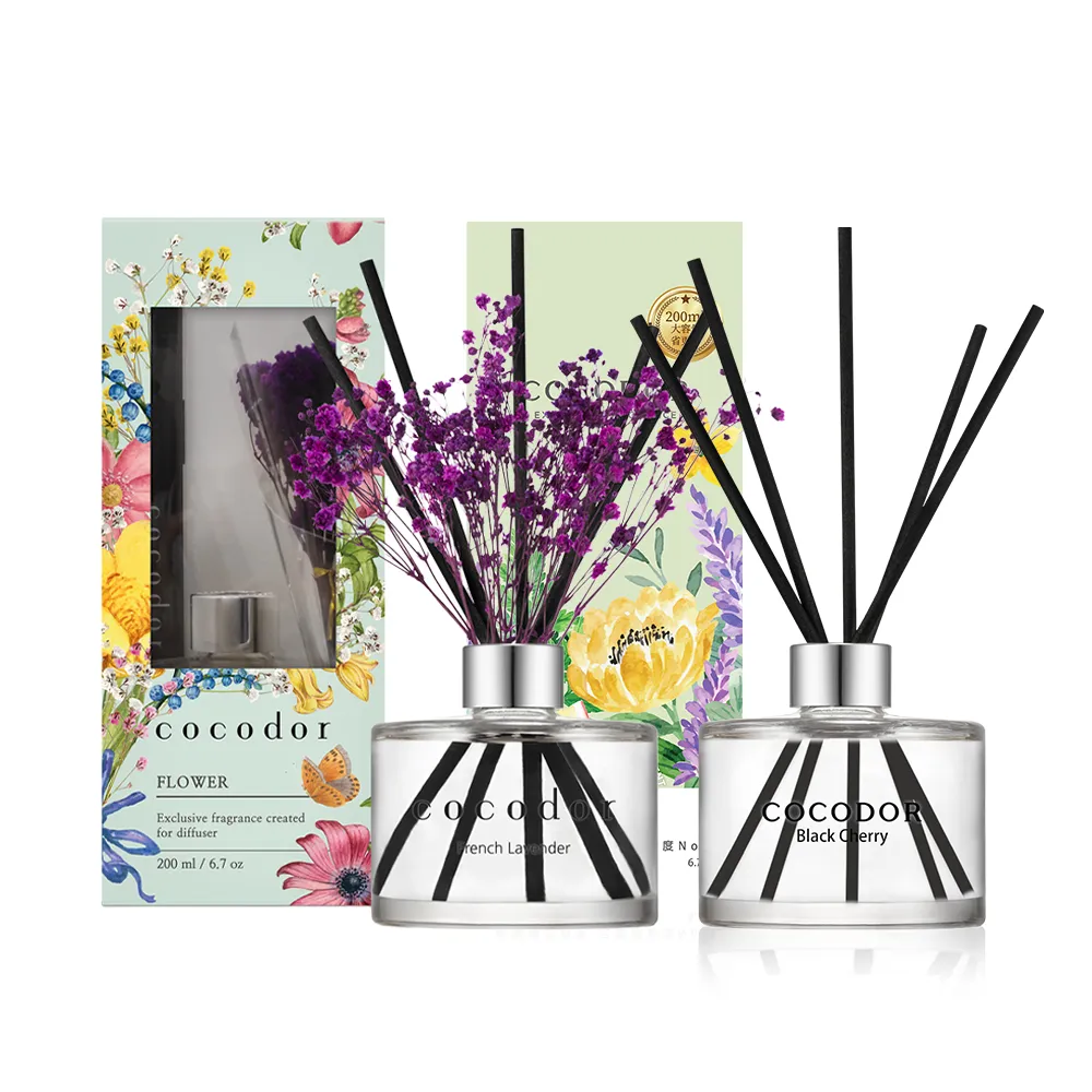 【COCODOR】永生花擴香瓶1+1超值組(永生花120mlx1+經典200mlx1/多款任選/韓國香氛/七夕情人節/送禮)