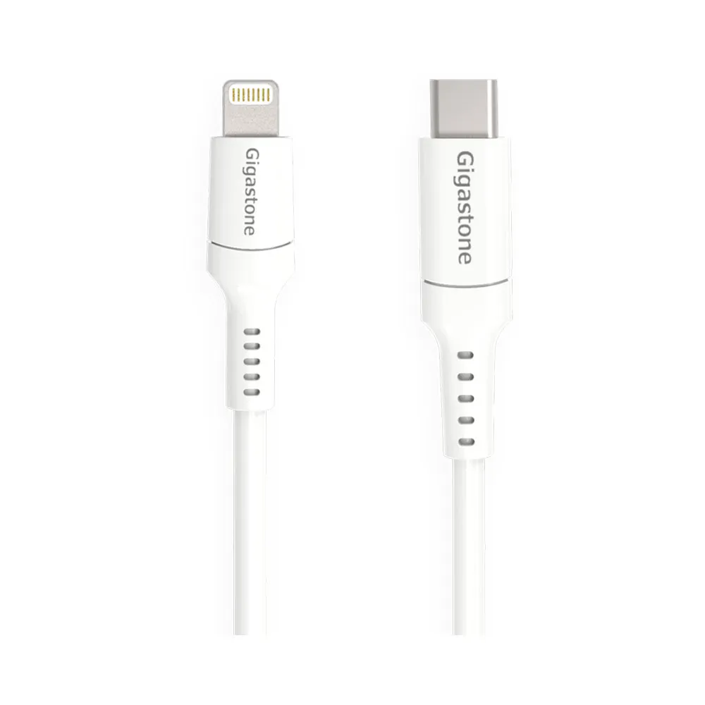 【Gigastone 立達國際】Type-C to Lightning 30W傳輸充電線 CL-7600W(支援iPhone 14/13/12 30W快速充電)