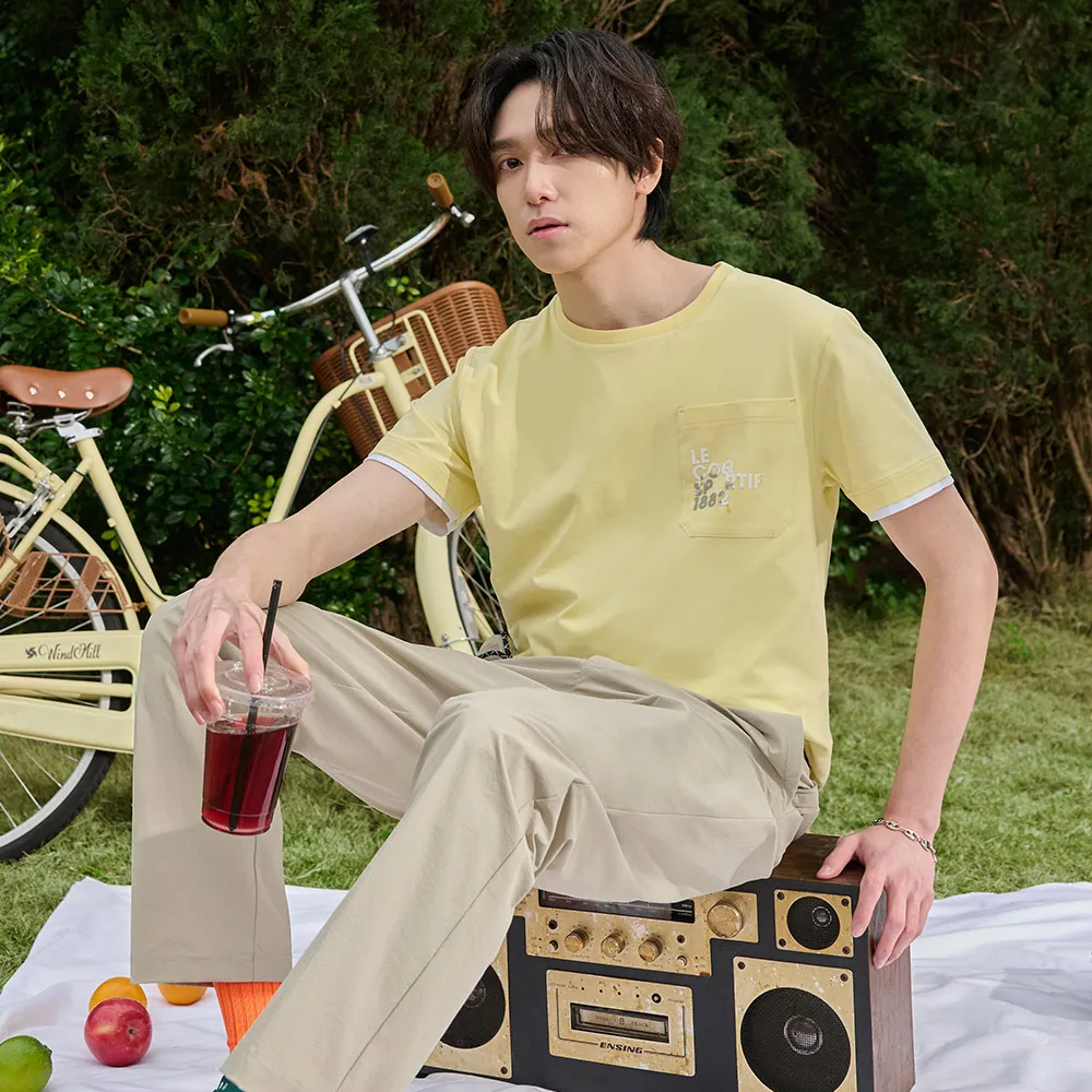 【LE COQ SPORTIF 公雞】短袖T恤 男款-3色-LWV21303