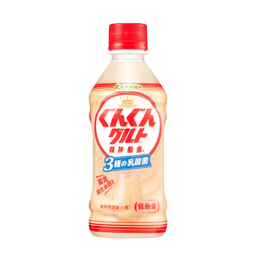 【ASAHI 朝日】官方直營 精神多多LIGHT乳酸菌飲料300mlx24入/箱(提振你的腹能量!)