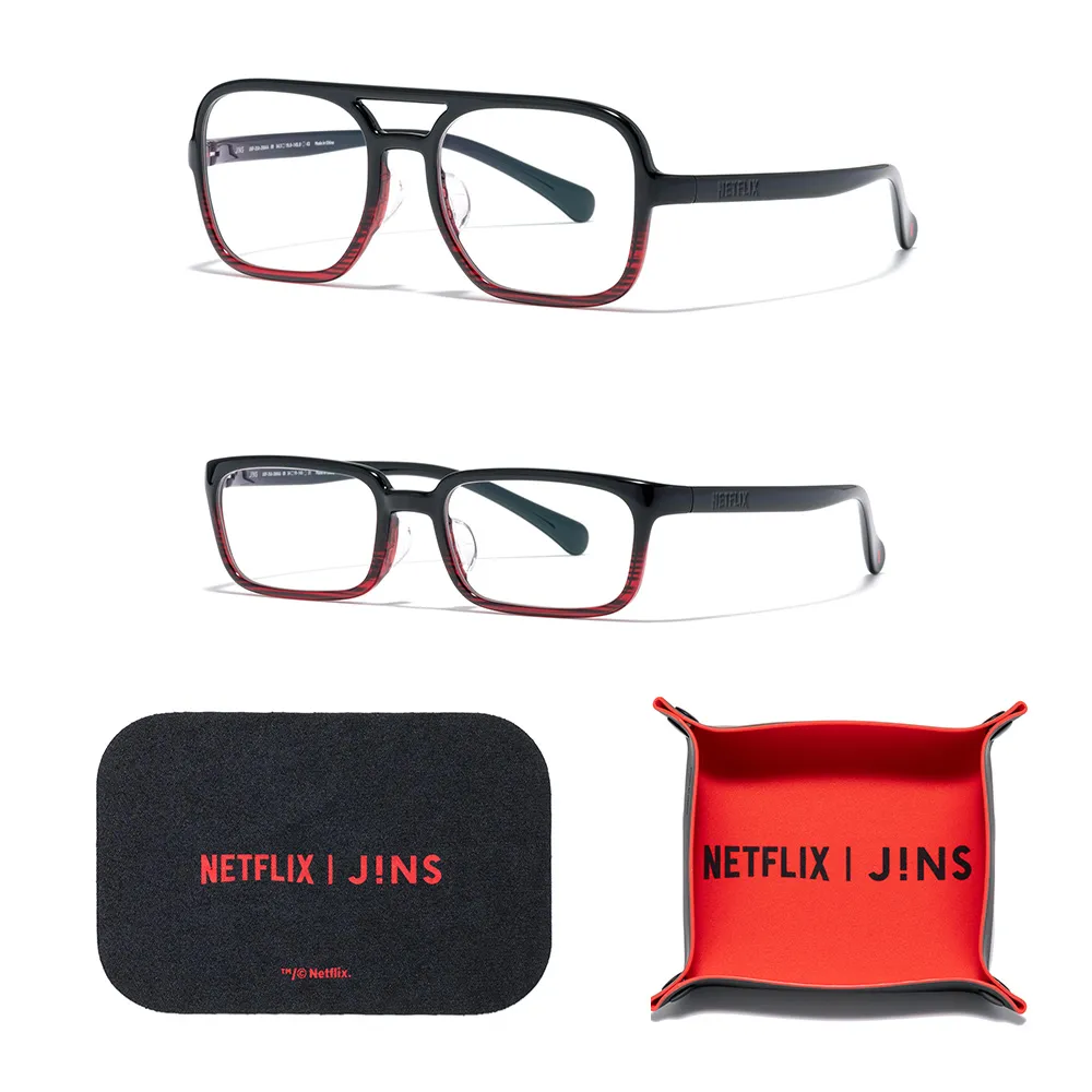 【JINS】HOME®× Netflix 聯名光學眼鏡系列-多款任選(UGF-25A-268/269)