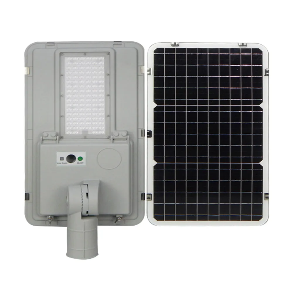 【台灣歐日光電】LED一體式太陽能路燈 工程款 30W 附遙控器(庭院燈 雷達感應燈 光控 定時【FB30C】)