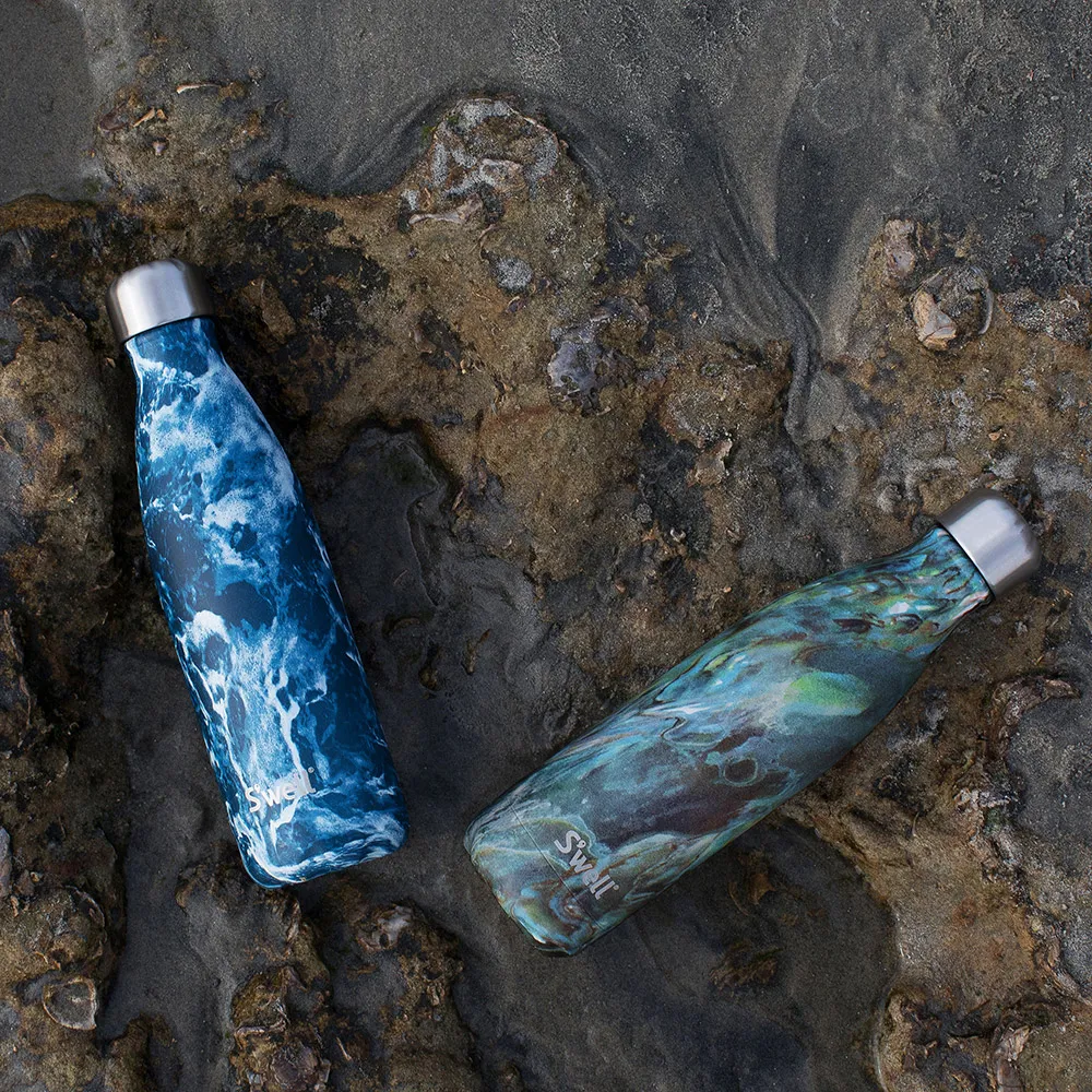 【S’well】Abalone shell 17oz-500ml 美國時尚不鏽鋼保冷.保溫杯(Elements Collection 保溫瓶)