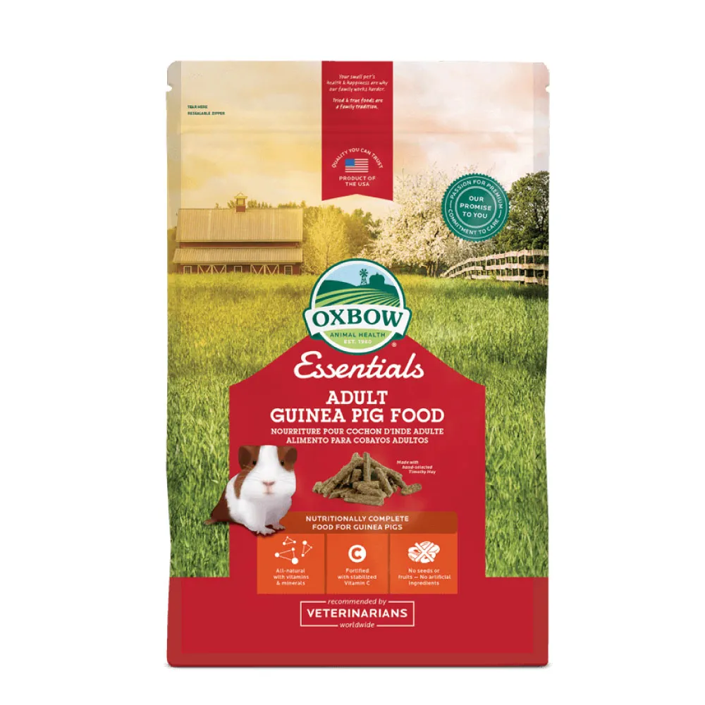 【OXBOW】活力成年天竺鼠配方飼料10磅裝(成天飼料)
