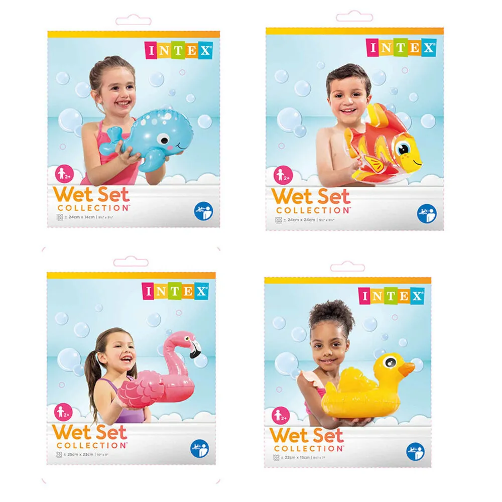 【ToysRUs 玩具反斗城】Intex Puff ”N Play熱帶魚 / 快樂小鴨 /小鯨魚 /火鶴 - 隨機發貨
