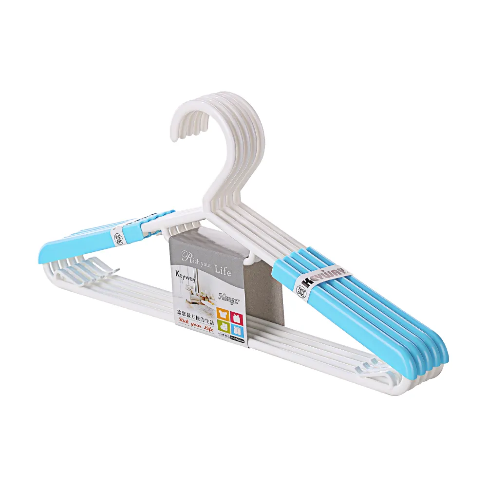 【KEYWAY 聯府】彩英伸縮衣架-60入 顏色隨機(MIT台灣製造) 