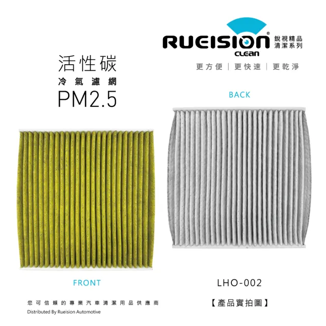 【RUEISION 銳視雨刷】MINI ONE F55 F56 活性碳冷氣濾網 PM2.5（2014-）｜雙片