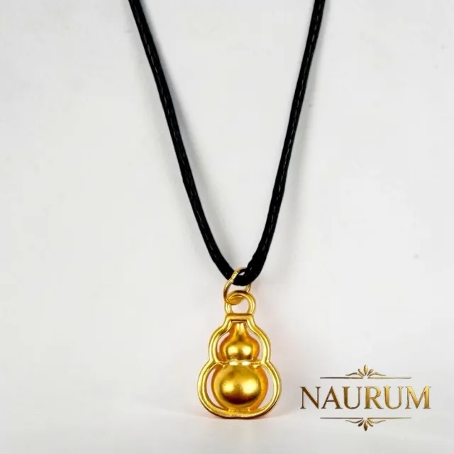(NAURUM)黃金墜飾藏福聚祿0.08錢附贈皮繩