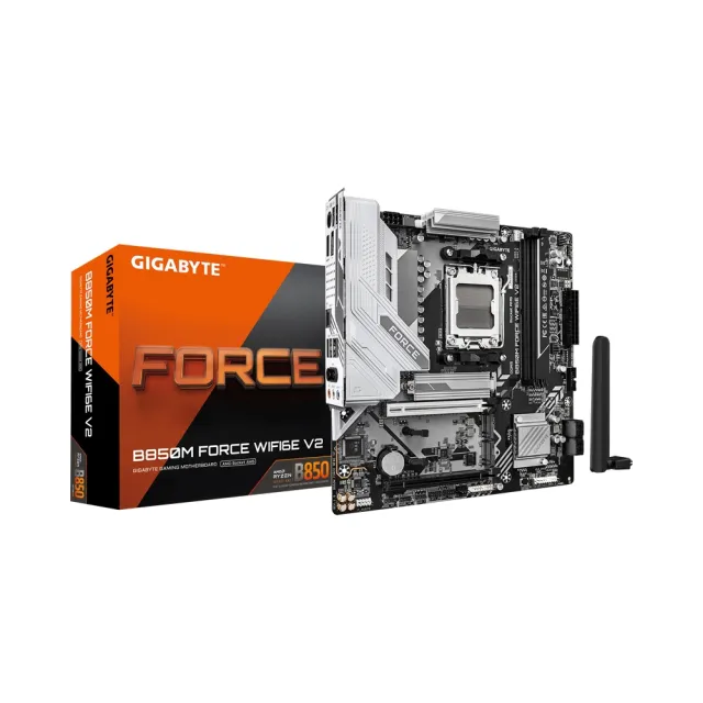 【GIGABYTE 技嘉】2入組★B850M FORCE WF6E V2 AMD主機板