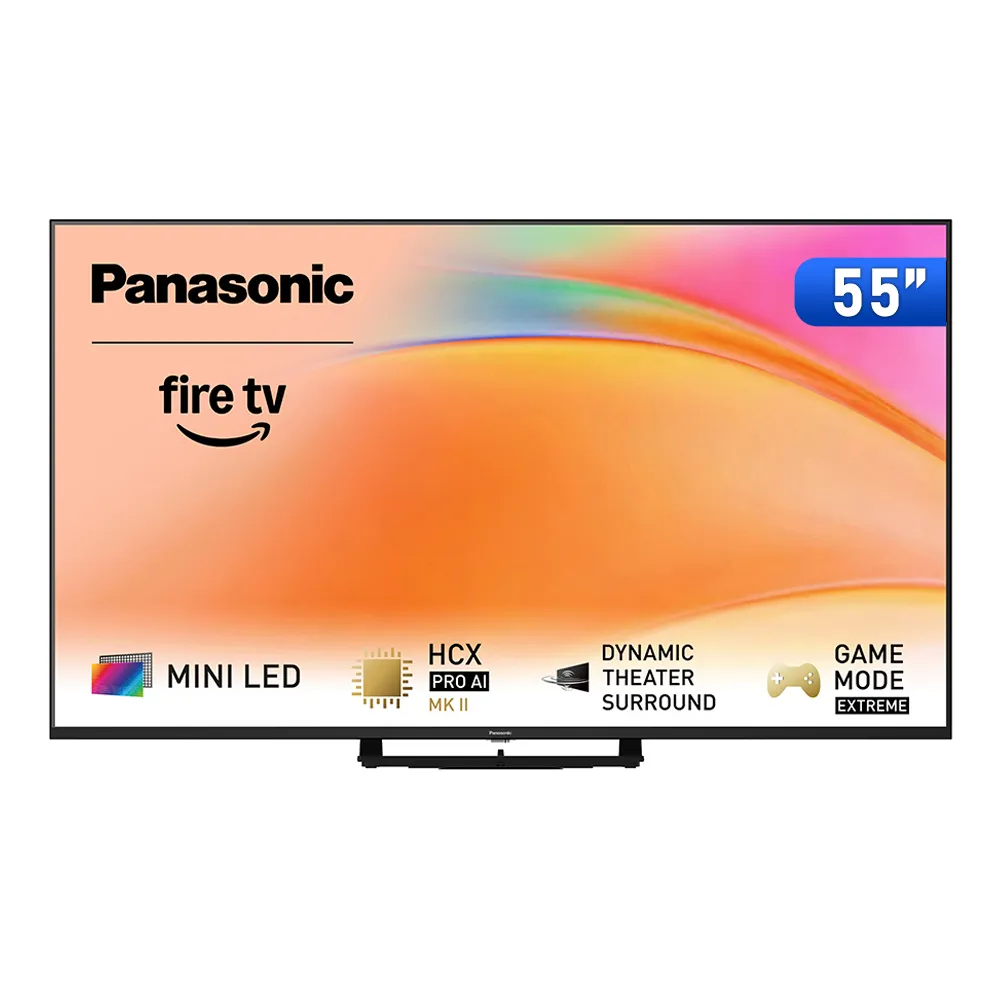 【Panasonic 國際牌】55型4K Mini LED 144Hz聯網顯示器_無視訊盒_送壁掛安裝(TV-55W95BGT)