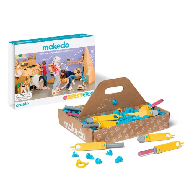澳洲 Makedo 紙箱創作工具-大師組260件