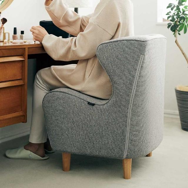 【Style】Chair DC 健康護脊沙發 木腳款(單人沙發/布沙發/30天滿意保證)