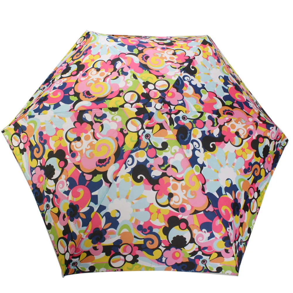 【LeSportsac】繽紛花卉輕便摺疊傘(彩色)