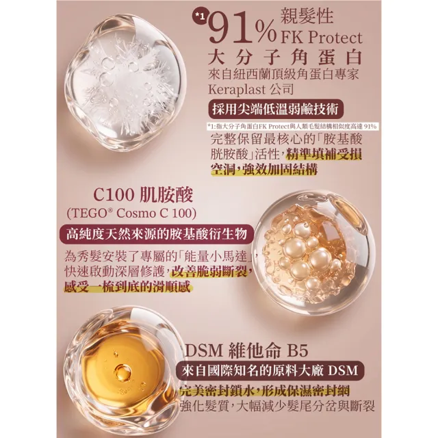 【古寶無患子】2瓶入 古寶璀璨光澤修護柔順髮膜180ml(柔亮滑順/結構式護髮/強韌髮芯)