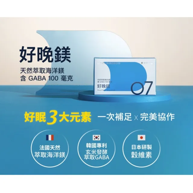 【好好生醫】飛航模式＋飛航補充包4包＋好晚鎂6盒 半年好睡組（父親節限時優惠、幫助入睡、GABA）