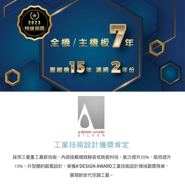 【MITSUBISHI 三菱重工】白金安裝★2-3坪R32晴空一級變頻冷暖2.0kW分離式空調(DXC20ZST2-W/DXK20ZST2-W)
