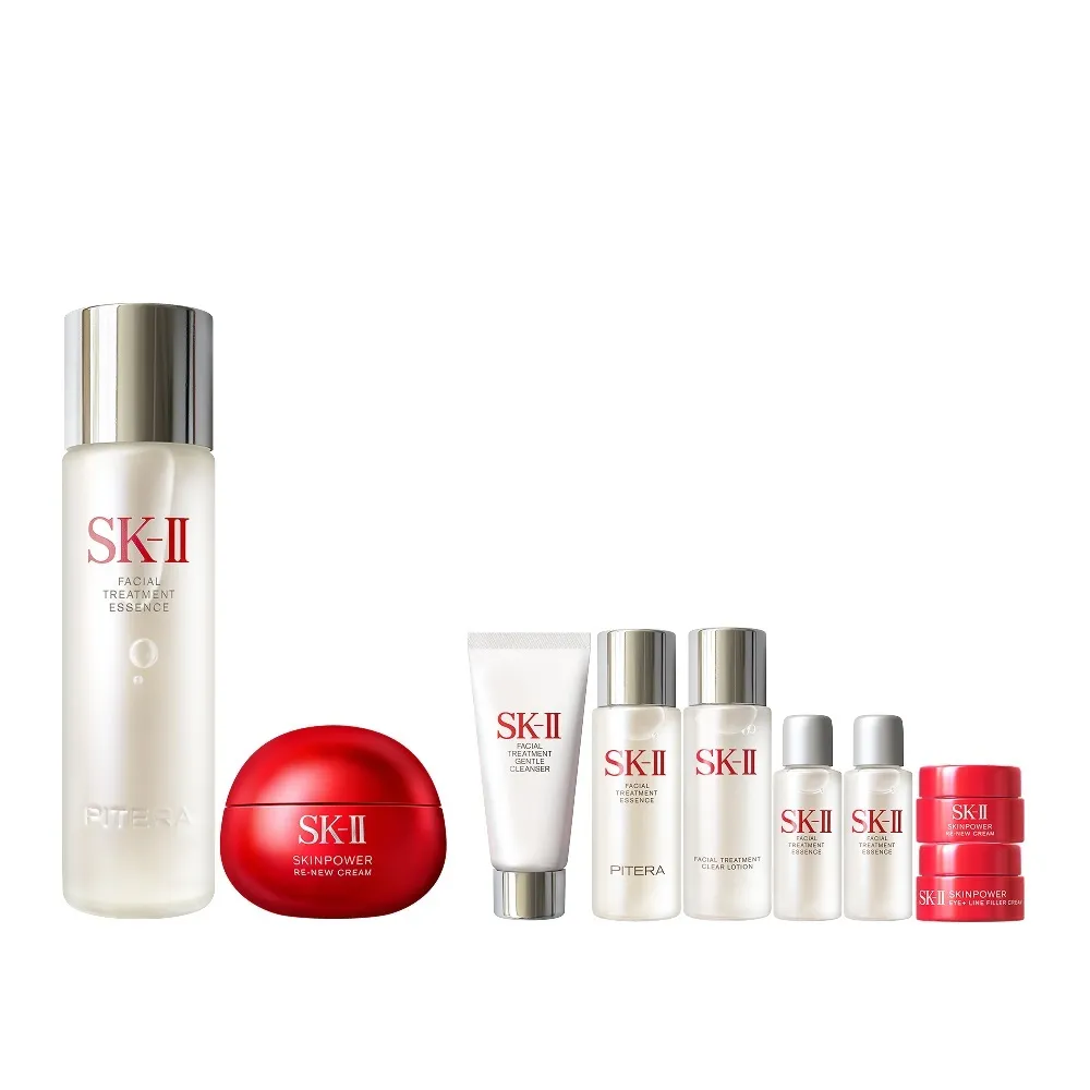 【SK-II】官方直營 青春露 160ml+肌源賦能煥顏活膚霜 50g