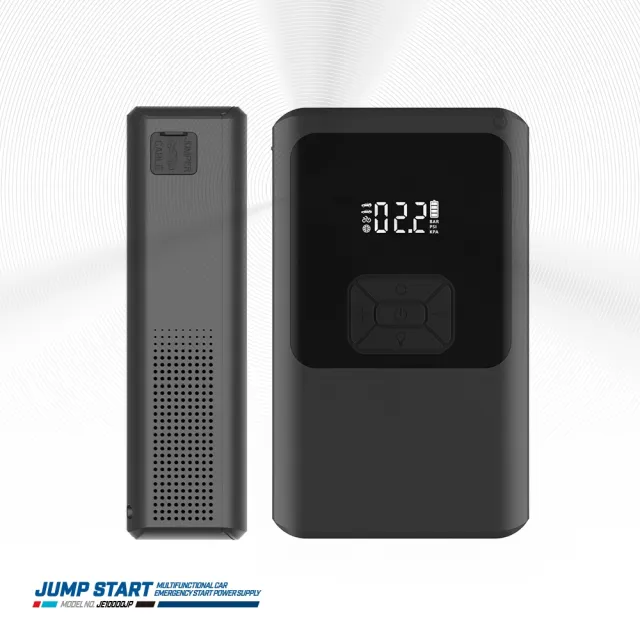 【Energizer 勁量】4合1 電動打氣/啟動救援機 JE10000JP(無線打氣 救車 照明 充電 贈收納包)