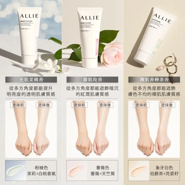 即期品【Kanebo 佳麗寶】ALLIE 持采濾鏡調色/亮化防曬/長豔飾底(任選賣場)