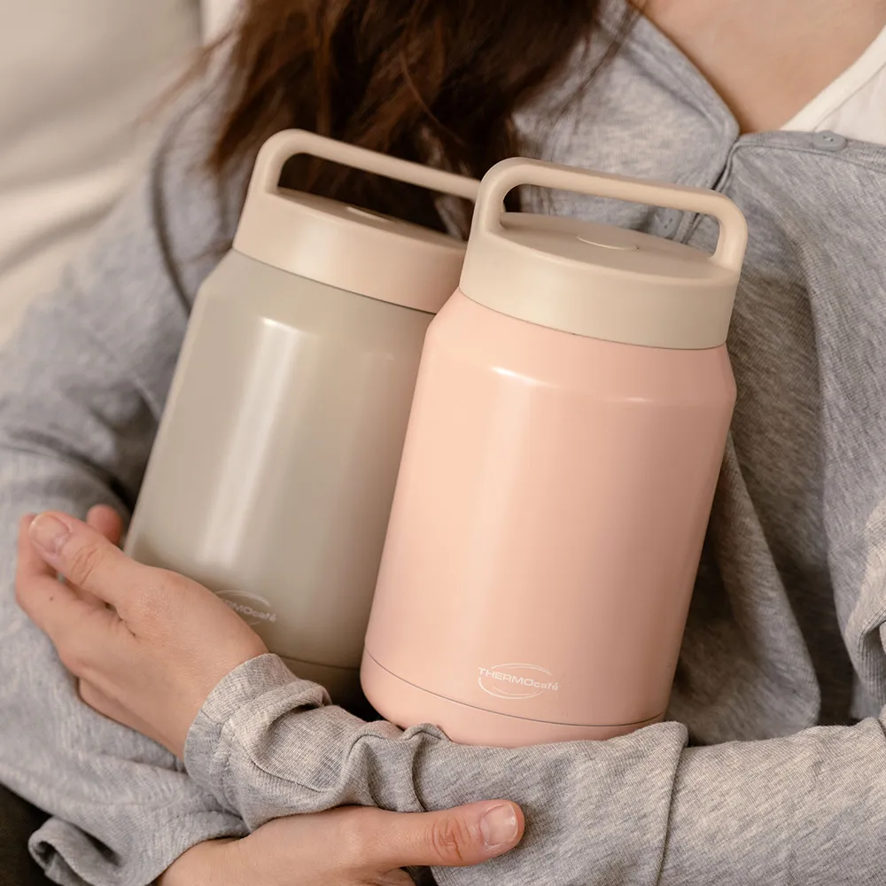 【THERMOcafe 凱菲】不鏽鋼真空保溫食物罐890ml(TCHF-890)
