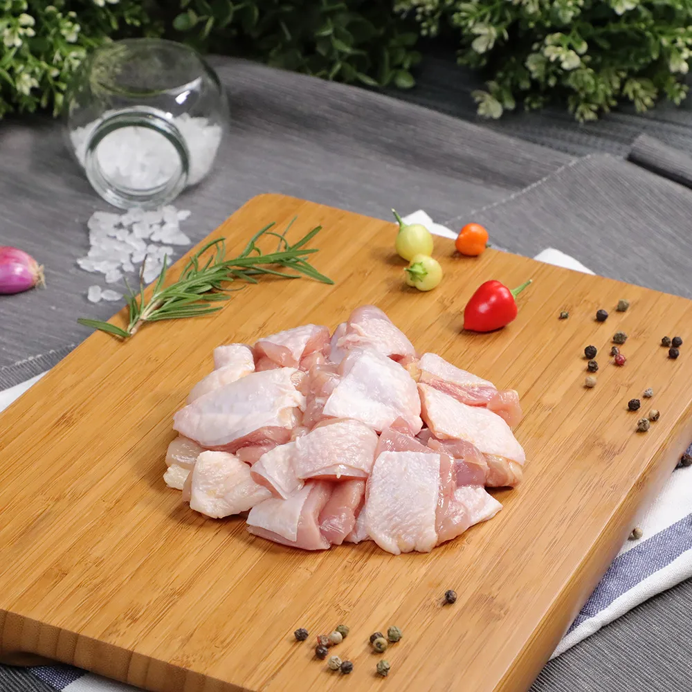 【超秦肉品】100% 國產新鮮雞肉 去骨雞腿切丁 400g x8盒