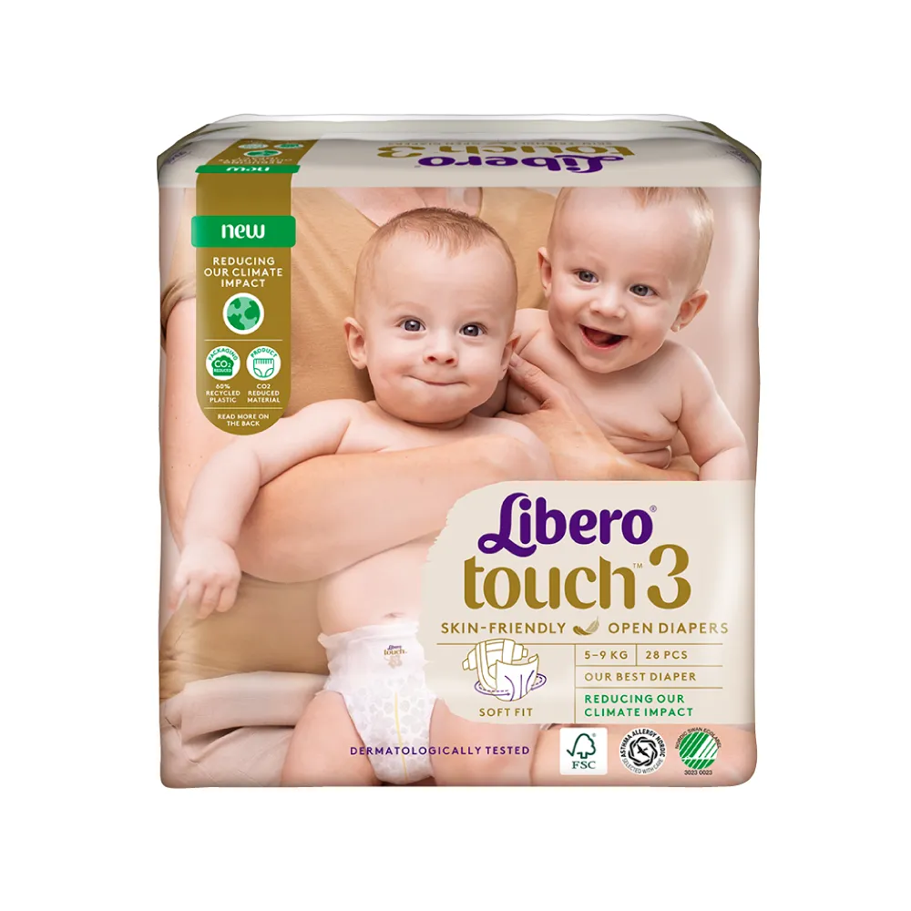 【麗貝樂】過夜神器 Touch黏貼型紙尿褲 S (3號28片x6包/ 5-9kg適用)_箱購