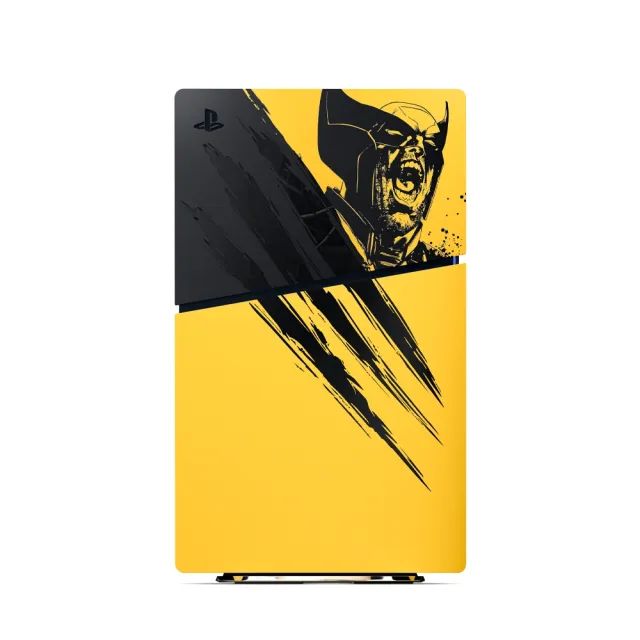 【SONY 索尼】New PlayStation 5 數位版主機《漫威金鋼狼》戰鬥黃色限量版(PS5 Slim/CFI-2118B01)