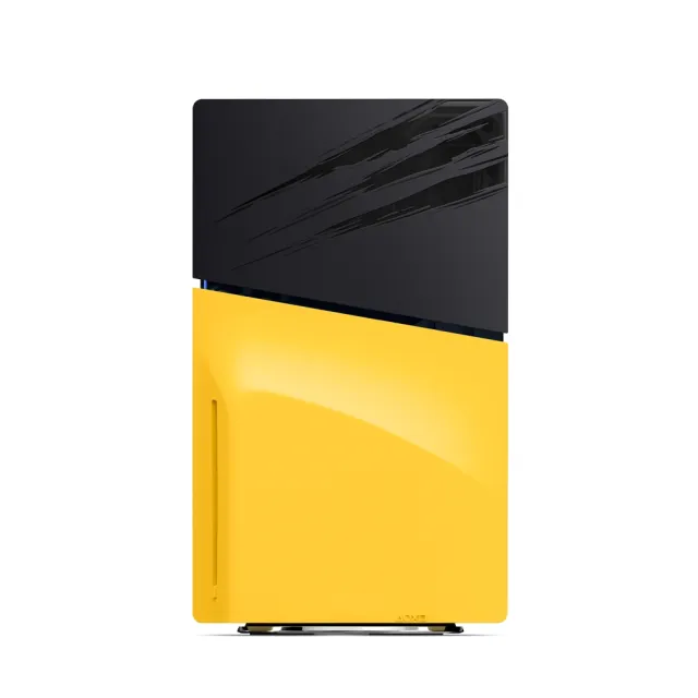 【SONY 索尼】New PlayStation 5 數位版主機《漫威金鋼狼》戰鬥黃色限量版(PS5 Slim/CFI-2118B01)