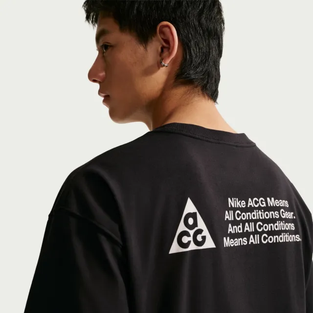 【NIKE 耐吉】短袖上衣 男 AS M ACG DF TEE LSE MBR LT 運動 休閒 Dri-FIT 黑 (IR6986010)