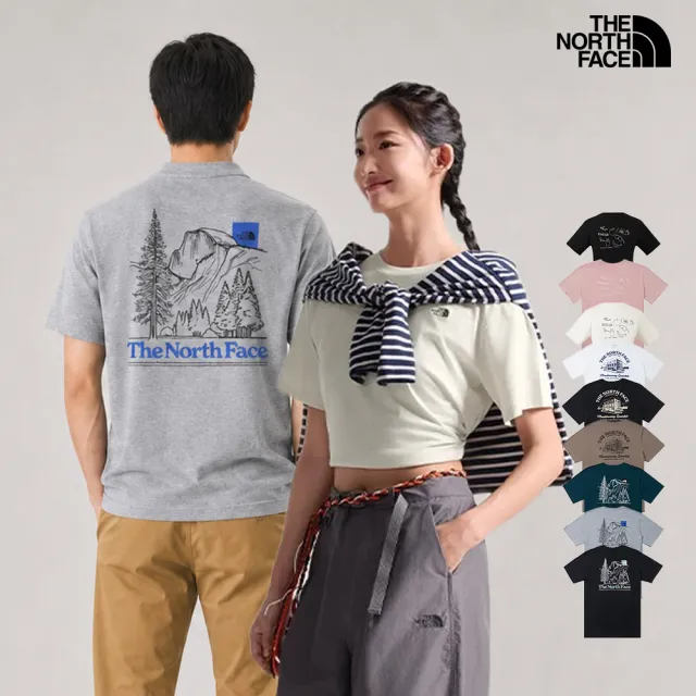 【The North Face】男女款純棉休閒短袖T恤(多款可選)